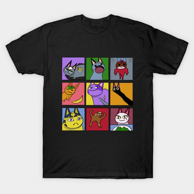 Cat meme board T-Shirt by Agni